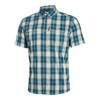 Рубашка Sitka Globetrotter Shirt SS, Fog Plaid