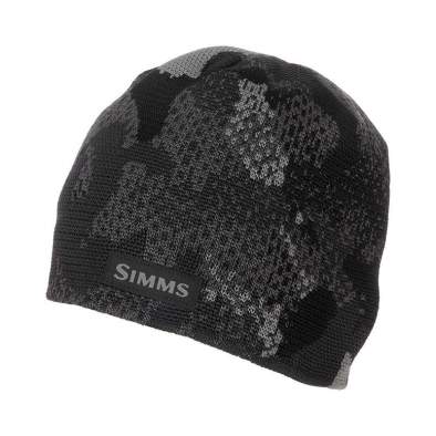 Simms Everyday Beanie, Hex Flow Camo Carbon