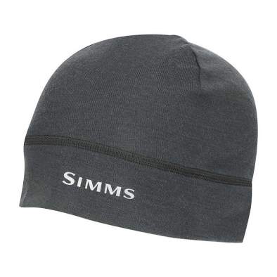 Simms Lightweight Wool Liner Beanie, Carbon