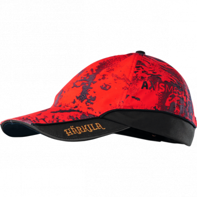 Harkila Lynx Safety Light Cap, AXIS MSP® Red Blaze-Shadow Brown