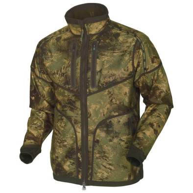 Harkila Lynx Reversible Fleece Jacket, Willow Green-AXIS MSP® Forest Green