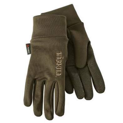 Harkila Power Liner Gloves, Dark Olive