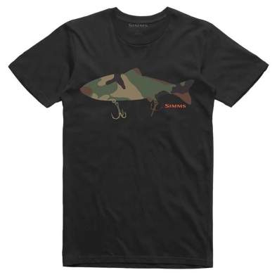 Simms Bass Destruction T-Shirt, Black