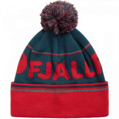 Fjallraven Pom Hat, Storm-True Red