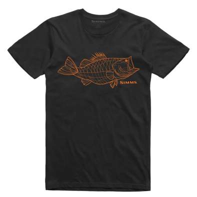 Simms Bass Line T-Shirt, Black