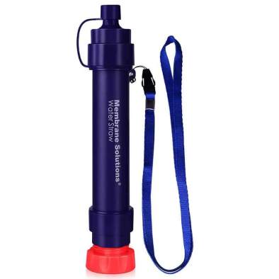 Фильтр для питьевой воды Membrane Solutions WS02 WATER FILTER STRAW 428911, Navy