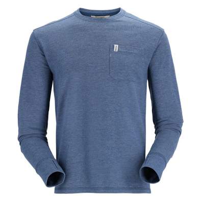 Simms Henry's Fork Crew, Navy Heather