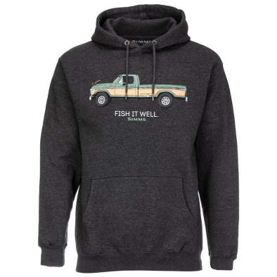Simms Fish It Well 250 Hoody, Charcoal Heather
