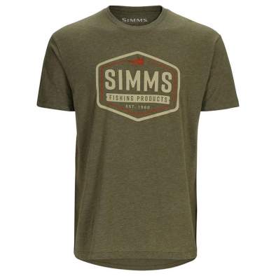 Simms Fly Patch T-Shirt, Military Heather