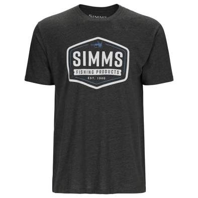 Simms Fly Patch T-Shirt, Charcoal Heather