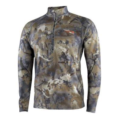 Sitka Merino Heavyweight Half-Zip, Optifade Timber