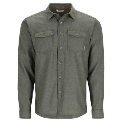 Simms Shoal Flannel Shirt, Riffle Green