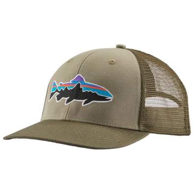 Patagonia Fitz Roy Trout Trucker Hat, River Rock Green
