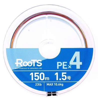 GOSEN Roots PE×4 150m #1.5 PE, Multicolor