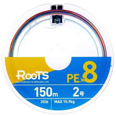 GOSEN Roots PE×8 150m #2.0 PE, Multicolor