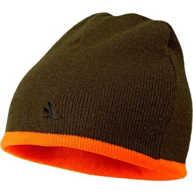 Купить Seeland Ian Reversible Beanie, Hi-vis orange/Pine green Seeland Ian Reversible Beanie, Hi-vis orange/Pine green
