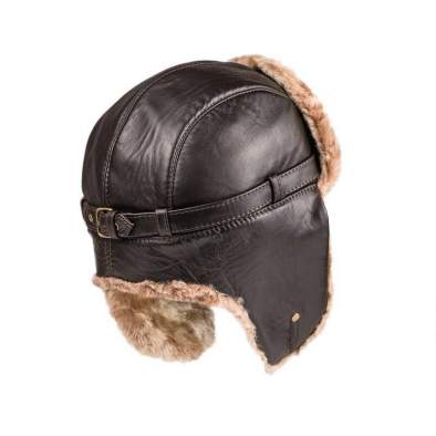 Купить Шапка-ушанка из бобра и овчины Шапка-ушанка из бобра и овчины