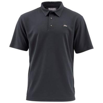 Купить Simms Polo SS, Black Simms Polo SS, Black