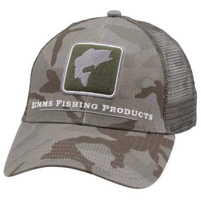 Купить Simms Bass Icon Trucker Hat, Pico Camo Mineral Simms Bass Icon Trucker Hat, Pico Camo Mineral