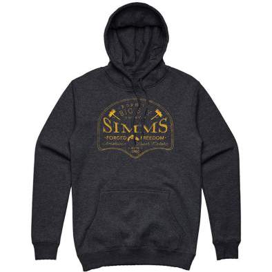 Купить Simms Big Sky Hoodie, Charcoal Heather Simms Big Sky Hoodie, Charcoal Heather