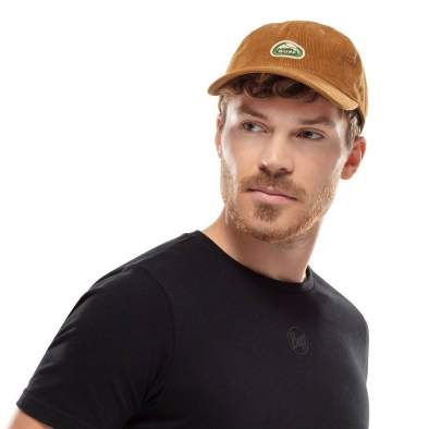 Buff Baseball Cap Patterned, Noam Solid Ocher