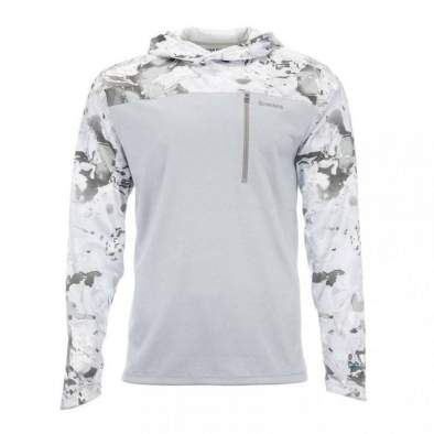 Simms SolarFlex UltraCool Hoody, Cloud Camo Grey