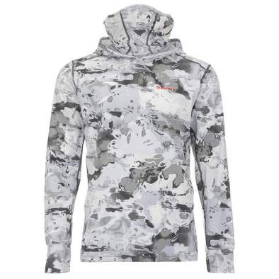 Купить Simms SolarFlex Guide Cooling Hoody, Cloud Camo Grey Simms SolarFlex Guide Cooling Hoody, Cloud Camo Grey
