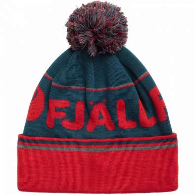 Fjallraven Pom Hat, Storm-True Red