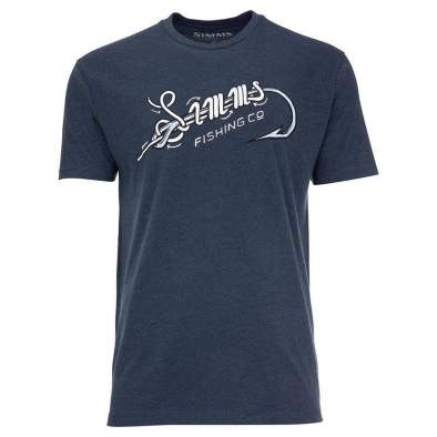 Купить Simms Special Knot T-Shirt, Navy Heather Simms Special Knot T-Shirt, Navy Heather