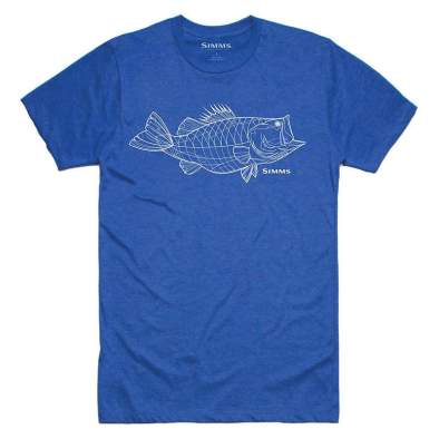 Купить Simms Bass Line T-Shirt, Royal Heather Simms Bass Line T-Shirt, Royal Heather