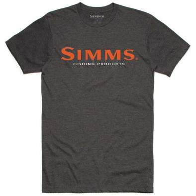 Купить Simms Logo T-Shirt, Charcoal Heather Simms Logo T-Shirt, Charcoal Heather