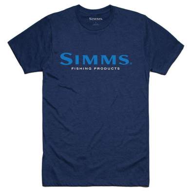 Купить Simms Logo T-Shirt, Dark Moon Heather Simms Logo T-Shirt, Dark Moon Heather