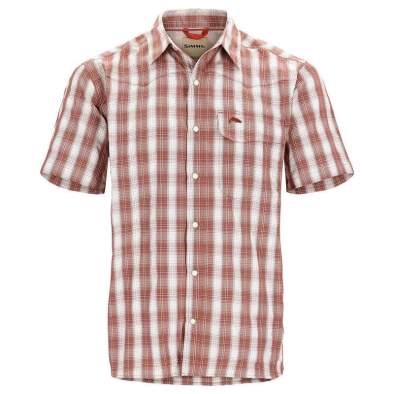 Купить Simms Big Sky SS Shirt, Clay-Hickory Plaid Simms Big Sky SS Shirt, Clay-Hickory Plaid