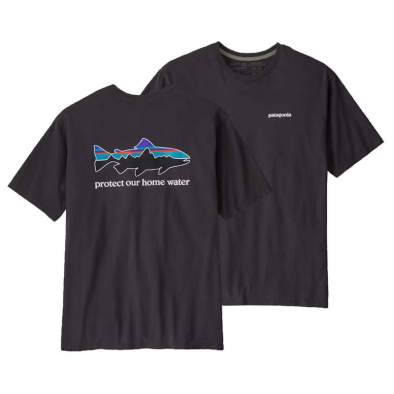 Купить Patagonia M's Home Water Trout Organic T-Shirt, Ink Black Patagonia M's Home Water Trout Organic T-Shirt, Ink Black