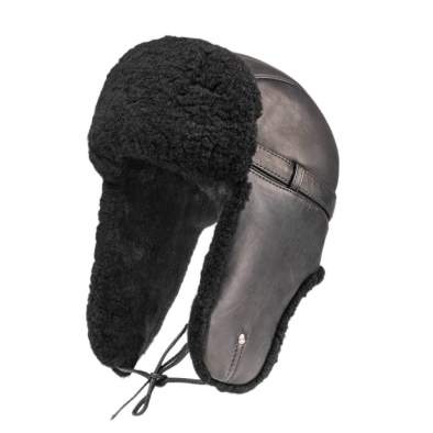 Купить Шапка-ушанка Беркаль Овчина, чёрный Шапка-ушанка Беркаль Овчина, чёрный