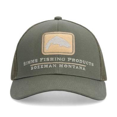 Simms Double Haul Icon Trucker, Smokey Olive