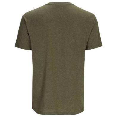 Simms Fly Patch T-Shirt, Military Heather