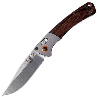 Купить Benchmade Mini Crooked River Wood, клинок P 8,6 см Benchmade Mini Crooked River Wood, клинок P 8,6 см
