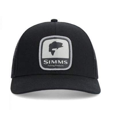 Simms Double Haul Icon Trucker, Bass Black