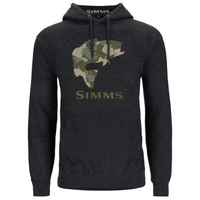 Купить Simms Bass Fill Hoody, Charcoal Heather Simms Bass Fill Hoody, Charcoal Heather