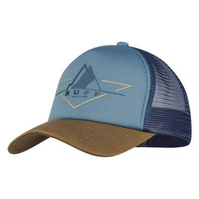 Buff Trucker Cap, Brak Stone Blue