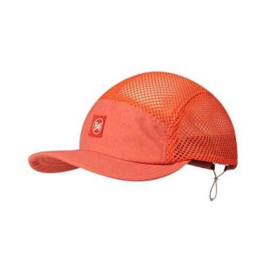 Buff 5 Panel Air Cap, Saret Poppy Red