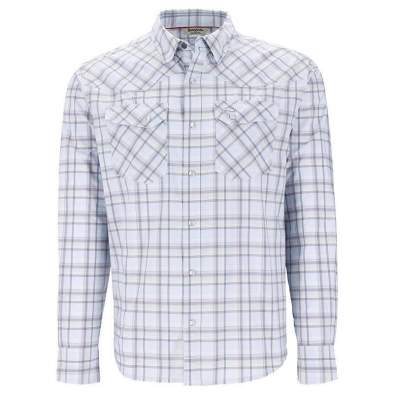 Simms Brackett LS Shirt, Bimini Plaid