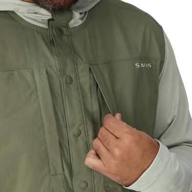 Simms Latitude BiComp Hoody, Aspen-Willow