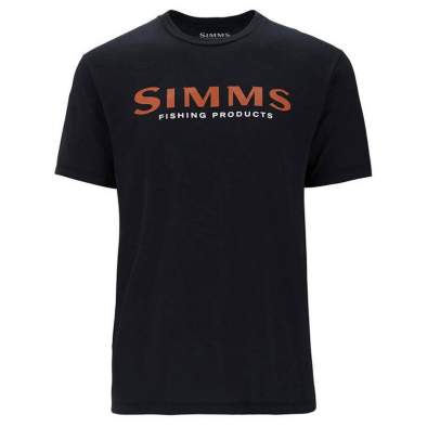 Купить Simms Logo T-Shirt, Jet Black Simms Logo T-Shirt, Jet Black