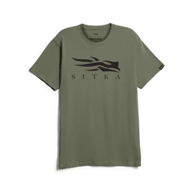 Sitka Icon Tee, Olive Green
