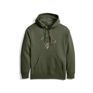 Sitka Optifade Badge Pullover Hoody, Olive Green