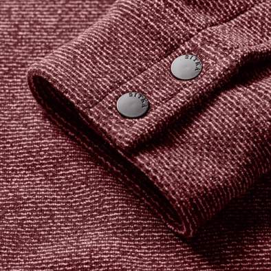 Sitka Snowcrest LS Shirt, Dark Red Heather