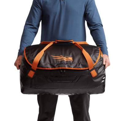 Sitka Drifter Dufflie 75, Black Orange