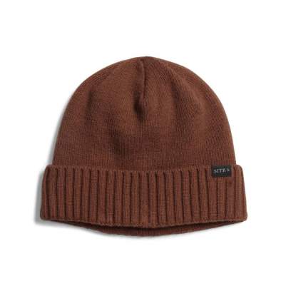 Sitka Cuffed Knit Beanie, Dark Red